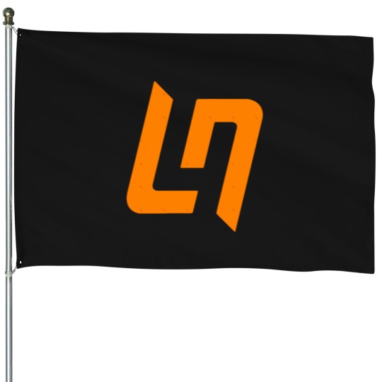 Discover landos Norris 4 Number Logo House Flags