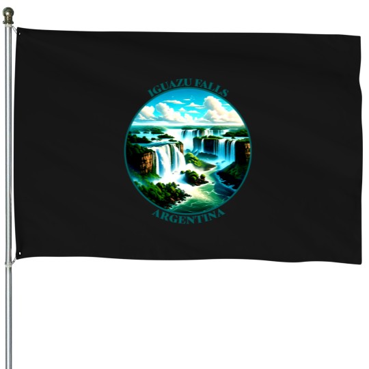 Discover Iguazu Falls Argentina Active House Flags