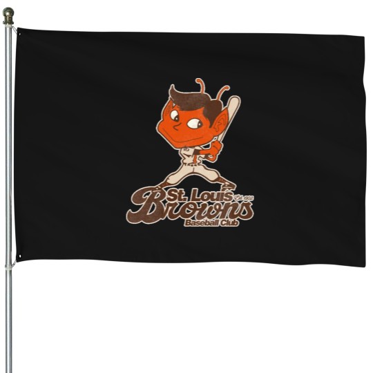 Discover Defunct St Louis Browns Baseball Team T-Shirt House Flags