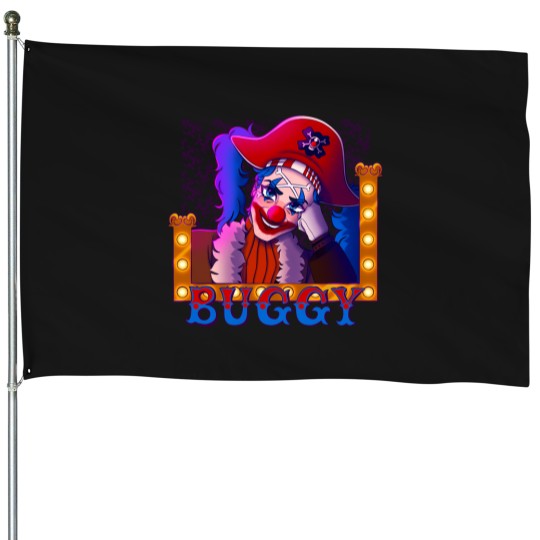 Discover Buggy The Clown (4) House Flags