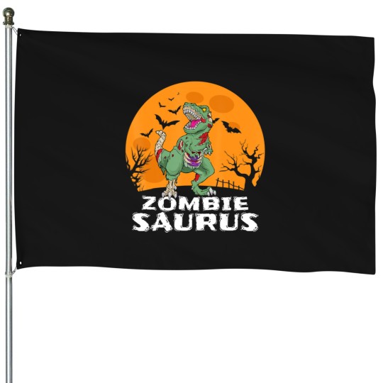 Discover Halloween Zombie Rexx Dinosaur Cosume Gif Boys Girls Kids House Flags