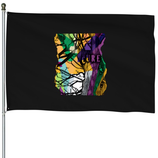 Discover The Cure Wpap House Flags