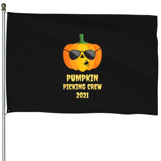 Discover Pumpkin picking crew52 Gift Halloween Day, Thanksgiving, Christmas Day House Flags