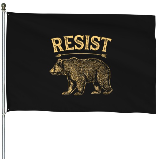Discover Alt Us National Park Resist Service T Shirt Bear Vintage T-Shirt House Flags