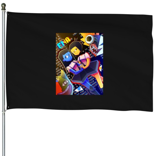 Discover Half N H House Flags