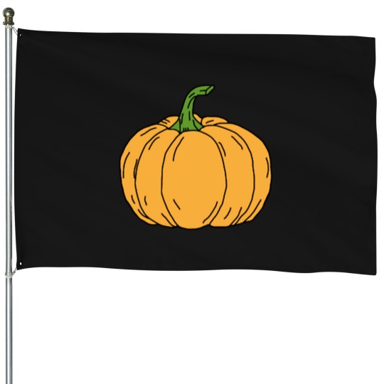 Discover Pumpkin(1) House Flags