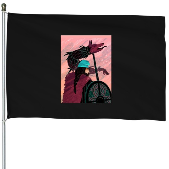 Discover Dacia Graphic House Flags