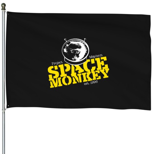 Discover Project Mayhem Space Monkey - Fight Club House Flags