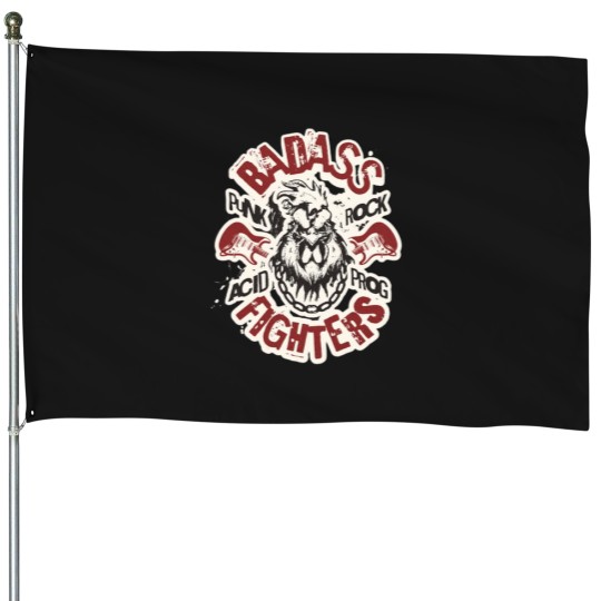 Discover Badass Fighters T-Shirt House Flags