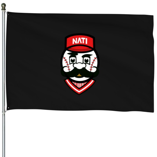Discover cincinnati red House Flags