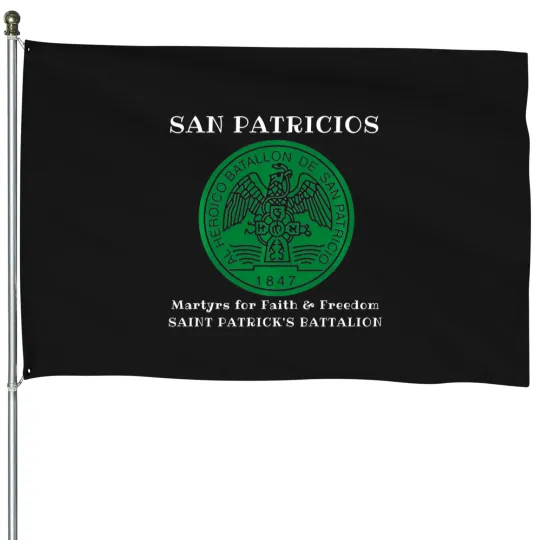Discover San Patricios Saint Patrick'S Battalion House Flags