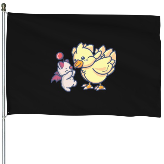 Discover FFXIV Moogle Chocobo House Flags