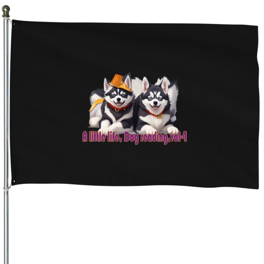 Discover A Little Life Dog Reading Vol-4 1594 House Flags