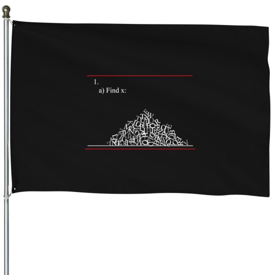 Discover Math Problem   T-Shirt House Flags