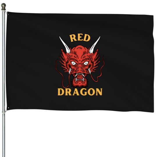 Discover Red Dragon House Flags