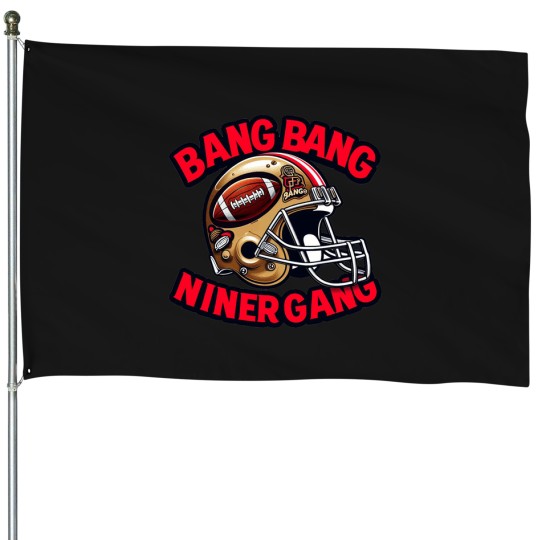 Discover Niner Gang House Flags