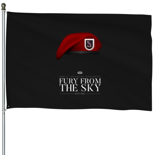 Discover 508th Infantry Regiment - Fury From The Sky House Flags
