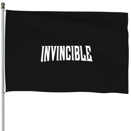 Discover Invincible Comic logo House Flags
