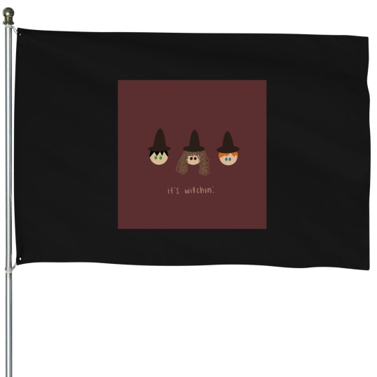 Discover Its Witchin Hp Wizards House Flags