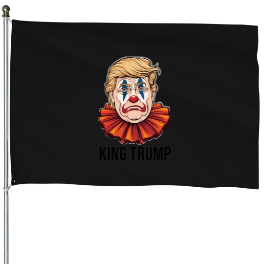 Discover king trump the clown House Flags
