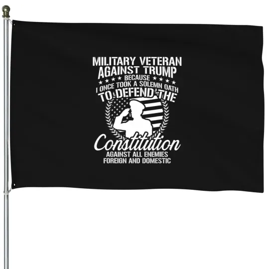 Discover military veterans against trump 2020 usa election House Flags