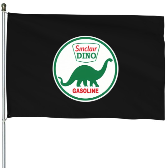 Discover Sinclair Dino Gasoline House Flags