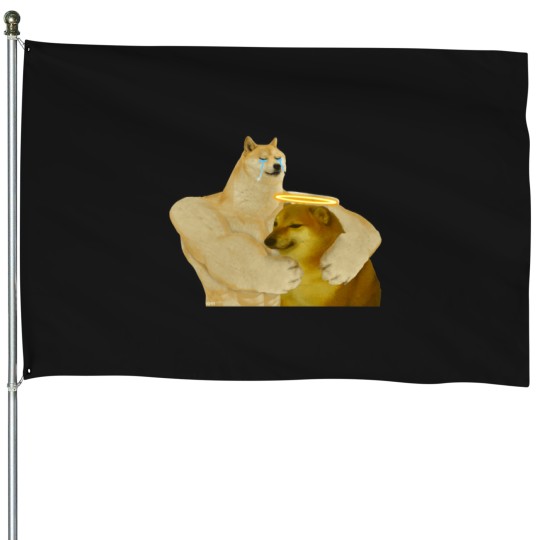 Discover Rip cheems dog - cheems famous meme  1 T-Shirt House Flags