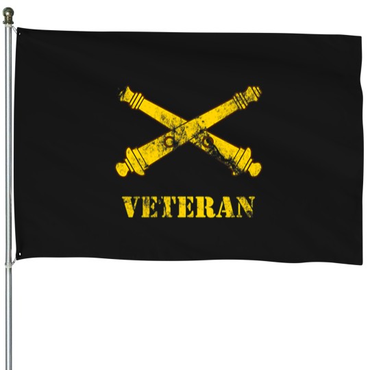 Discover Veteran Vets US armys Field Artillery Veteran FA 13 Bravo 13B vintages Veterans House Flags