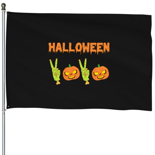 Discover Funny-Comic-Halloween-2020-T-Shirt-(1) House Flags