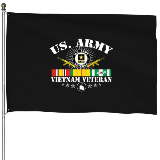 Discover Veteran Vets US armys Vietnam Veteran USA Flag Vietnam Vet Flag Men Women Veterans House Flags