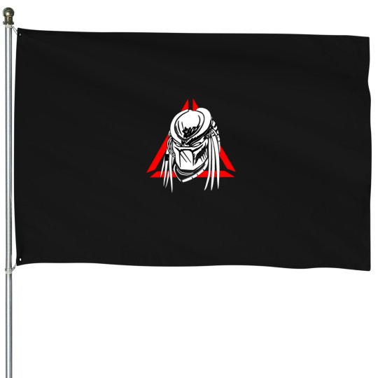 Discover Predator laser triangle House Flags