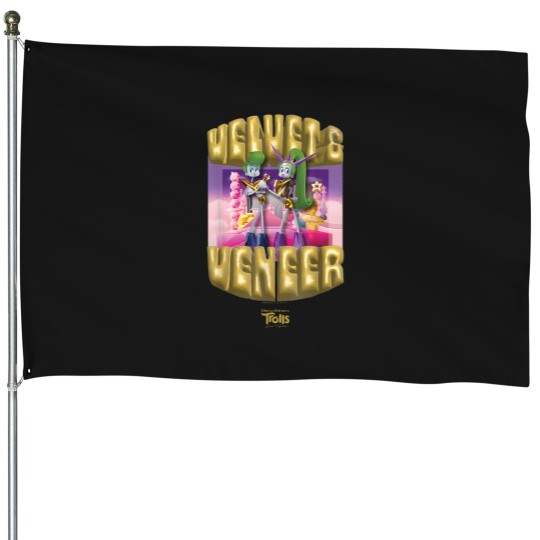 Discover Dreamworks Trolls Band Together Velvet And Veneer T-Shirt House Flags