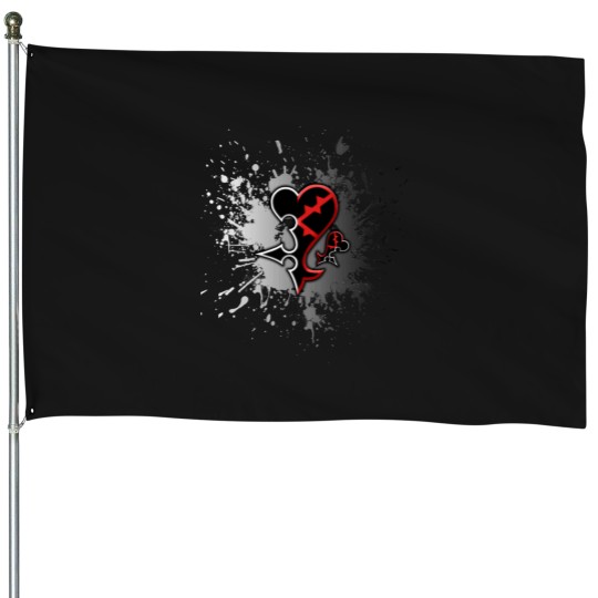Discover Kingdom Hearts - Heartless Nobody Emblem   T-Shirt House Flags