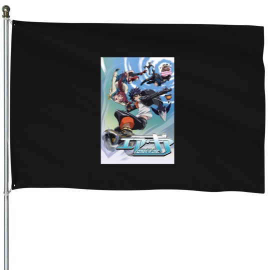 Discover Air Gear Anime T-Shirt House Flags