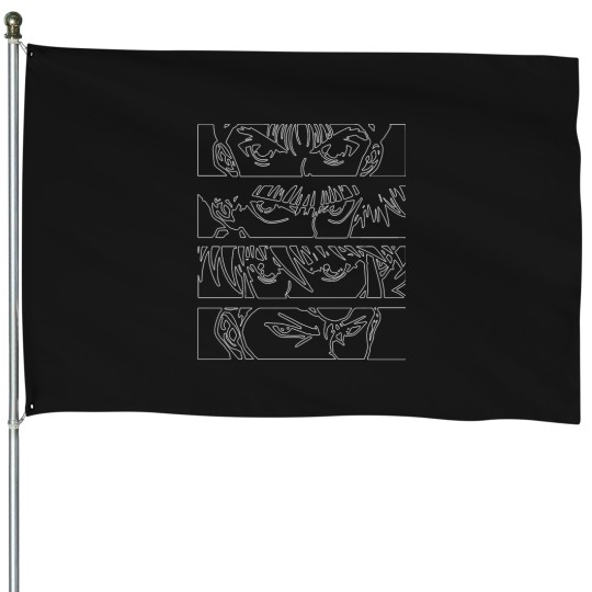 Discover yuhakusho Retro Vintage   T-Shirt House Flags