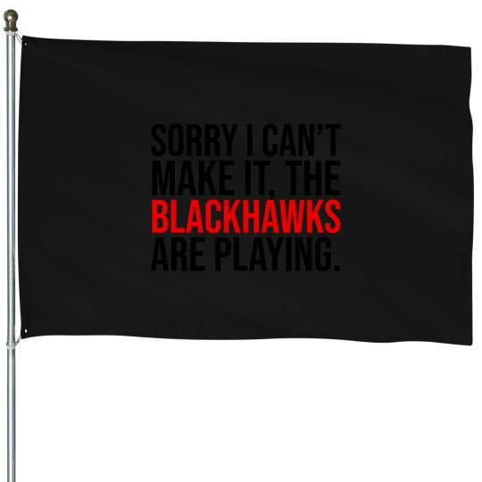 Discover Chicagox Blackhawks House Flags