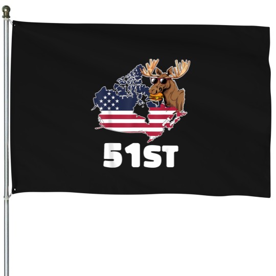 Discover canada 51st us state funny united states buying canada House Flags