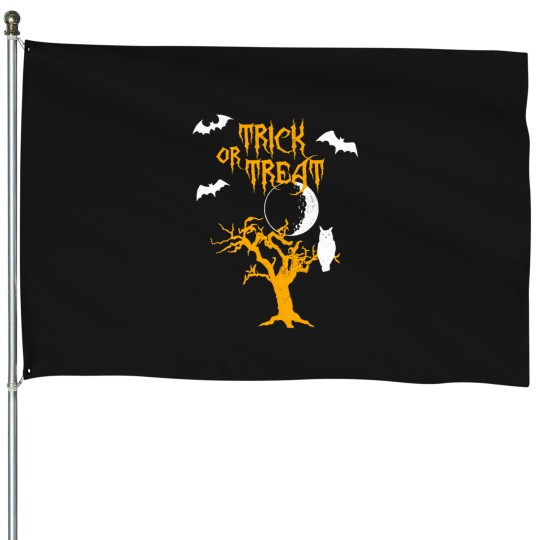Discover Halloween-Shirt-Trick-Or-Treat House Flags