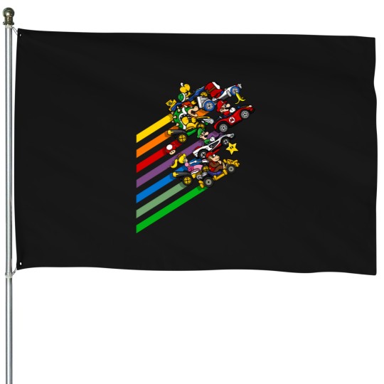 Discover Racing-Streaks T-Shirt House Flags