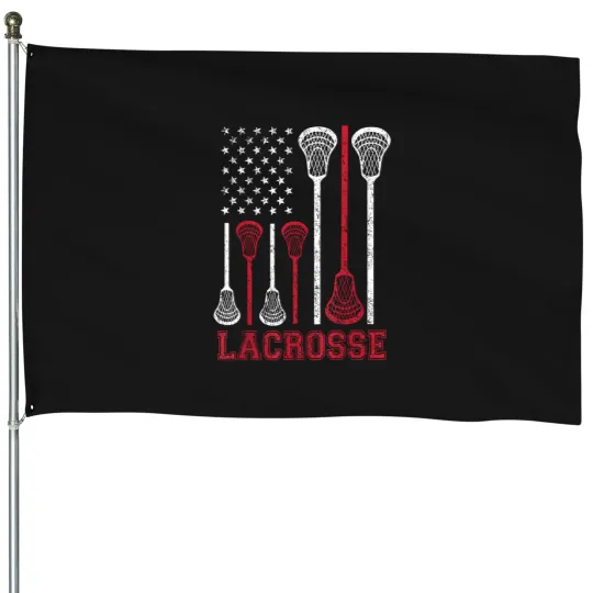 Discover lacrosse american flag lax boys girls gifts House Flags