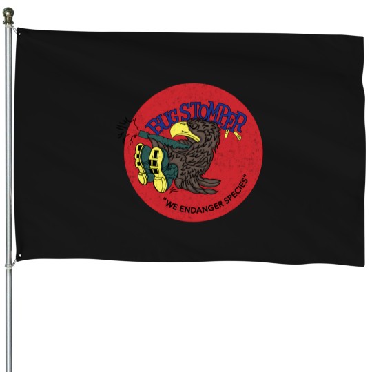 Discover Bug Stomper - Sulaco Dropship Original Distressed Logo T-Shirt House Flags