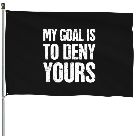 Discover Lacrosse Gift Player Box Field Lacrosse Goalie House Flags