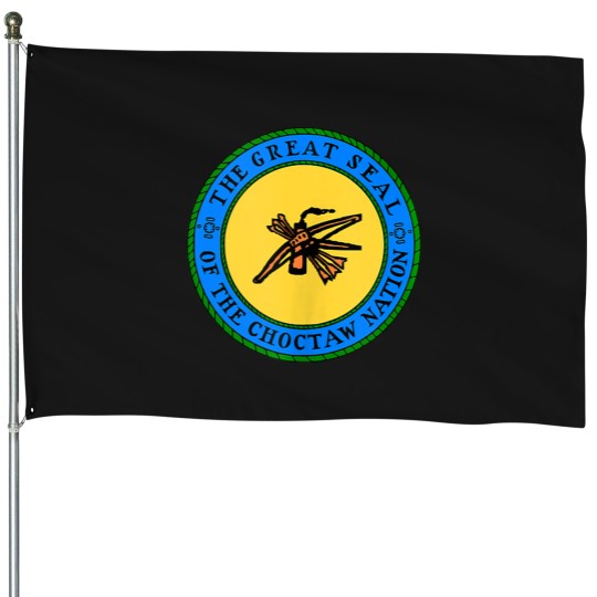 Discover Choctaw Nation Flag Seal - Choctaw Tank Top House Flags