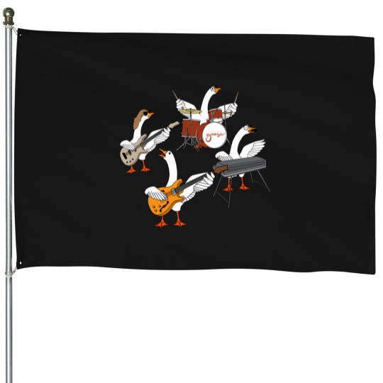Discover Goose Band (Full Band) T-Shirt House Flags