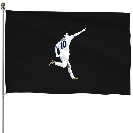 Discover Roberto Baggio Italy Mbappe gift House Flags