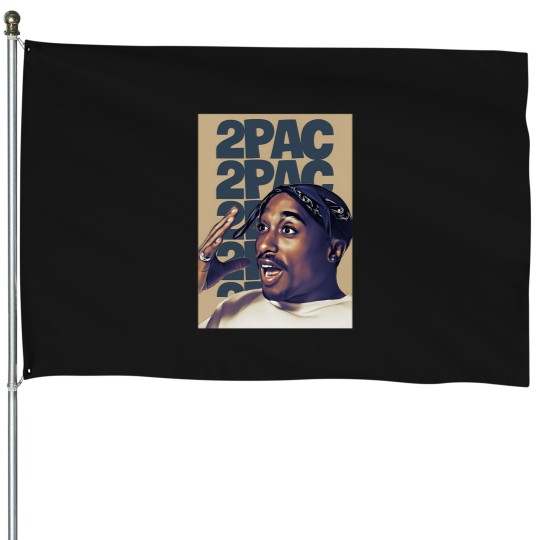 Discover Legendary Rap Musician House Flags