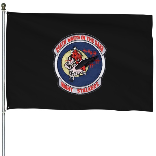 Discover 160Th Night Stalker  Death Waits In The Dark T-Shirt House Flags