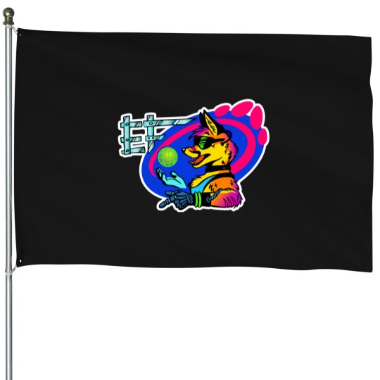 Discover eurofurence online 2020 space pirates retro House Flags