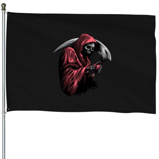 Discover Grim Reaper House Flags