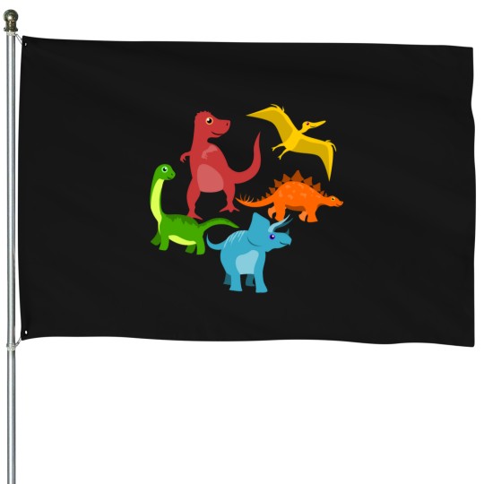 Discover dinosaurs 1 House Flags